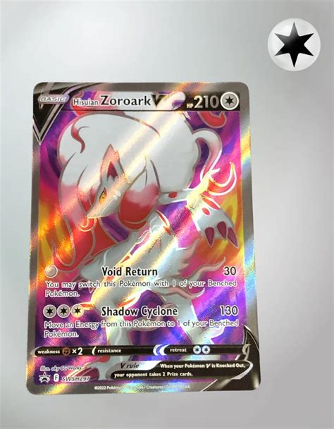 Hisuian Zoroark V Swsh Black Star Promos Tcg Coleccionistas