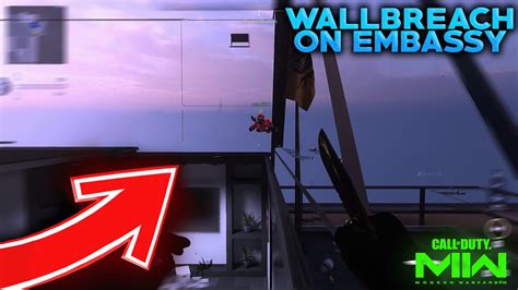 NEW INSANE WALLBREACH ON EMBASSY MW2 GLITCH YouTube