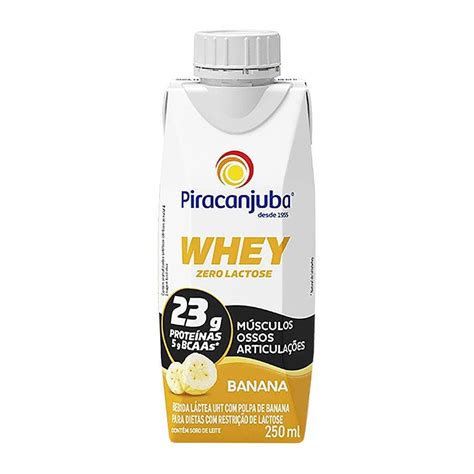 Bebida Lactea Piracanjuba Whey Zero Casas Bahia