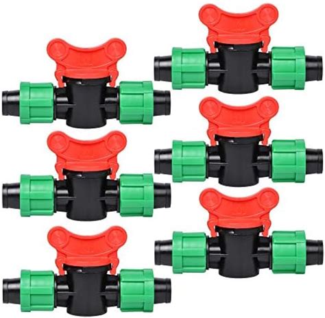 Amazon 5 Pack Professional Grade In Line Barbed Ball Valve 16mm