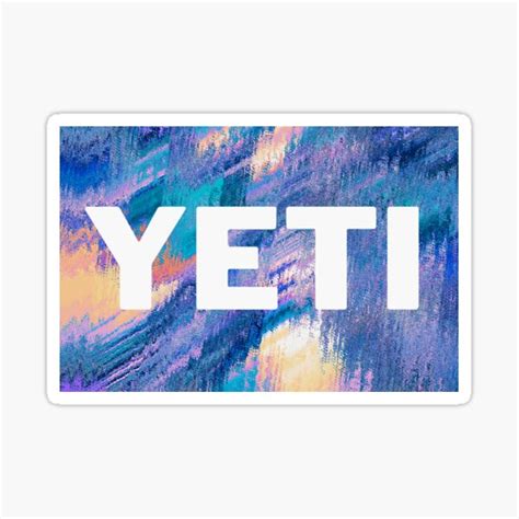 "YETI Sticker" Sticker for Sale by brookehend | Redbubble