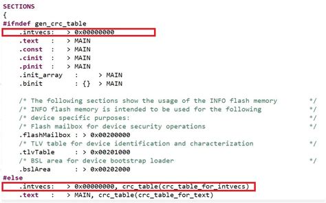 CCS MSP432P401R Interrupt Vector Table Relocation MSP Low Power