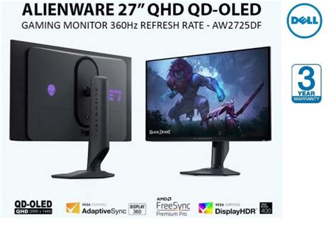 New Alienware Aw Df Aw Dwf Inch Qd Oled Gaming Monitor