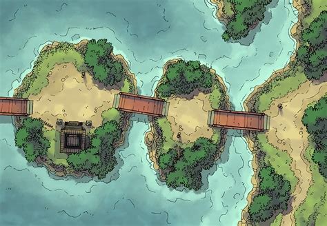 Coastal Town Map (Free!) for D&D and Fantasy RPGs