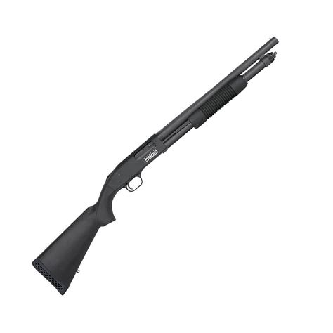 Mossberg 51605 590S Pump Action Shotgun, 12 GA, 18.5 " Bbl, Black ...