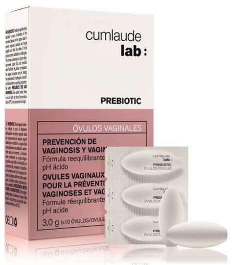 Cumlaude Prebiotic Óvulos Vaginales Prevención vaginosis y vaginitis 10