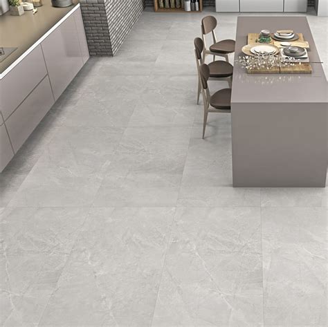 Dresano Elegant Silver Glazed Porcelain Tile Luxura Stone