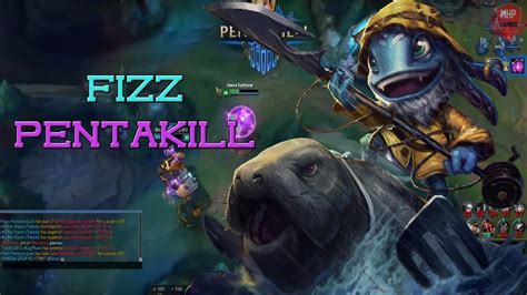 Fizz Montage Best Pentakill Fizz Plays 2017 LOL MHP GAMING YouTube