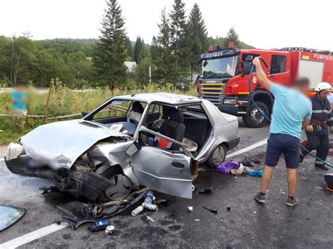 Accident grav pe DN1A la Cheia Trei persoane rănite printre care și