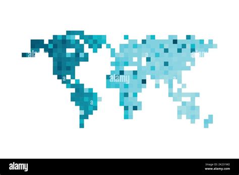 Vector ilustración geométrica aislada con silueta azul helado