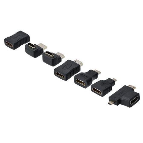 Set 7 Adaptoare Hdmi Extensie Hdmi Adaptor Mini Micro Hdmi 90 Grade