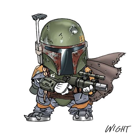 Boba Fett Star Wars Cartoon Star Wars Characters Star Wars Prints