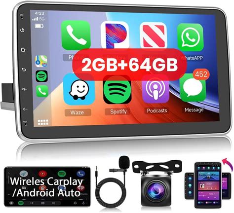 URVOLAX Android 13 Autoradio Mit Bildschirm 10 1 Zoll Wireless CarPlay