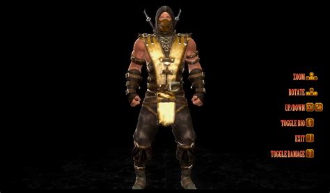 Scorpion Mortal Kombat X Costume