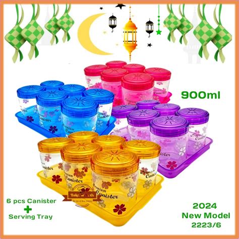 Bekas Kuih Raya Set Cookies Container Set Bekas Kuih Raya Balang