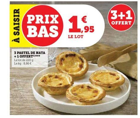 Promo Pastel De Nata Offert Chez Hyper U Icatalogue Fr