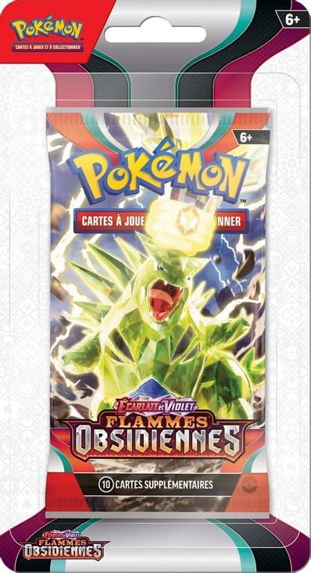 Booster Pokémon Ecarlate Et Violet Flammes Obsidiennes Ev03 1