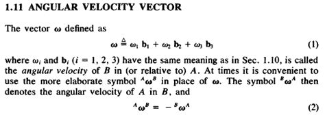 Definition of angular velocity vector of $B$ in $A$ - Strange notation ...