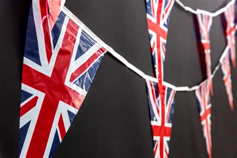 Buy Shatchi M Ft Long Union Jack Bunting Banner With Triangle