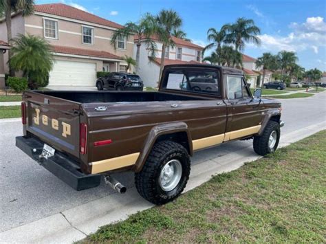 1974 Jeep Gladiator Pickup Brown 4wd Manual Gladiator For Sale