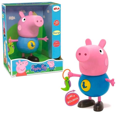 Brinquedo George Infantil Peppa Pig Grande Atividades Elka Shopee Brasil