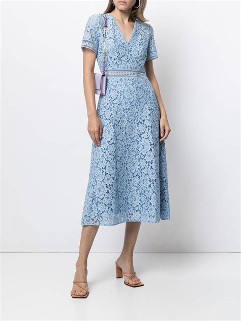 Twinset Floral Lace Midi Dress Farfetch