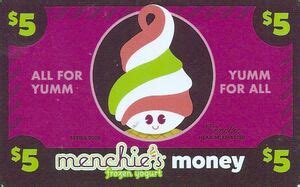 Gift Card: Menchie's Money (Menchie's, United States of America ...