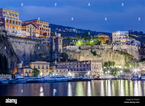 Marina Piccola Sorrento Italy Stock Photo Alamy