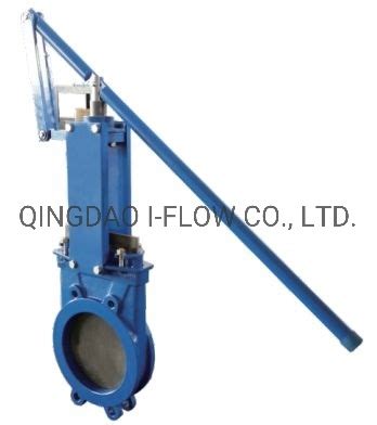 Lever Operated Knife Gate Valve Fast On Off Type Dn Dn China