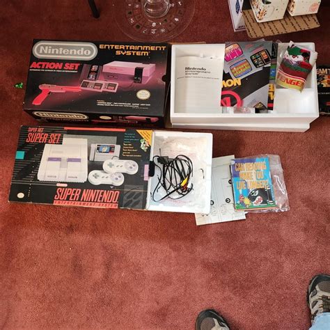 Vintage Nintendo Super Nintendo 1990's Boxes Only, No Consoles | EstateSales.org