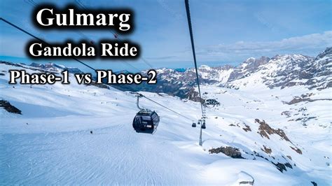Gulmarg Gondola Cable Car Full Journey Phase 1 Phase 2 | Kashmir Travel ...