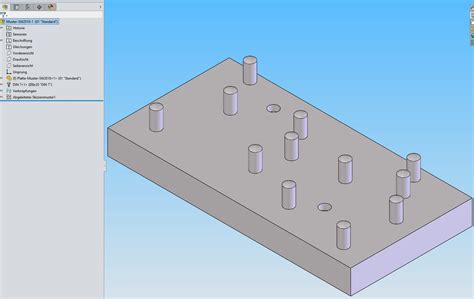 Vorhandene Skizze F R Bohrungs Assi Verwenden Ds Solidworks Solidworks