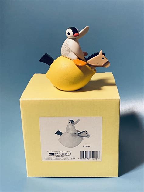 【やや傷や汚れあり】ピンガー ポリレジン マスコット （レモン） 元箱付き Pingu ピングーの落札情報詳細 ヤフオク落札価格検索 オークフリー