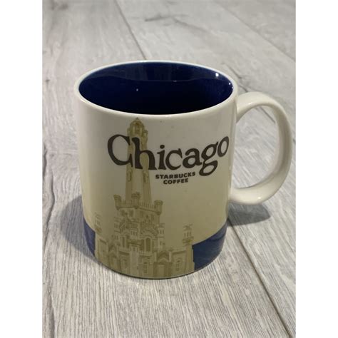 ♾ Starbucks City Mug Collection Chicago 星巴克 城市杯 芝加哥 蝦皮購物