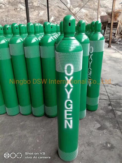 40l 50l Seamless Steel Empty O2 N2 Ar Co2 Gas Cylinder China Jp Brand