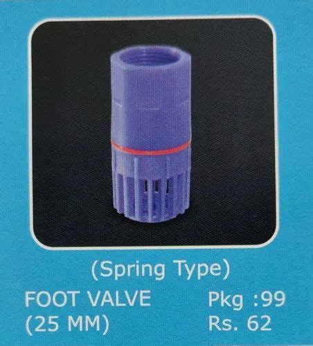 Plastic Supreme Foot Valve For Water Size 25mm At Rs 62 Piece In