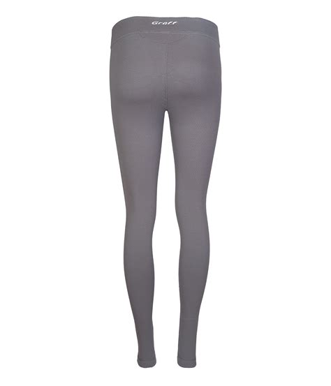 GRAFF WOLF DAMEN lange Unterhose Funktionsunterwäsche Duo Skin 300 GRAU