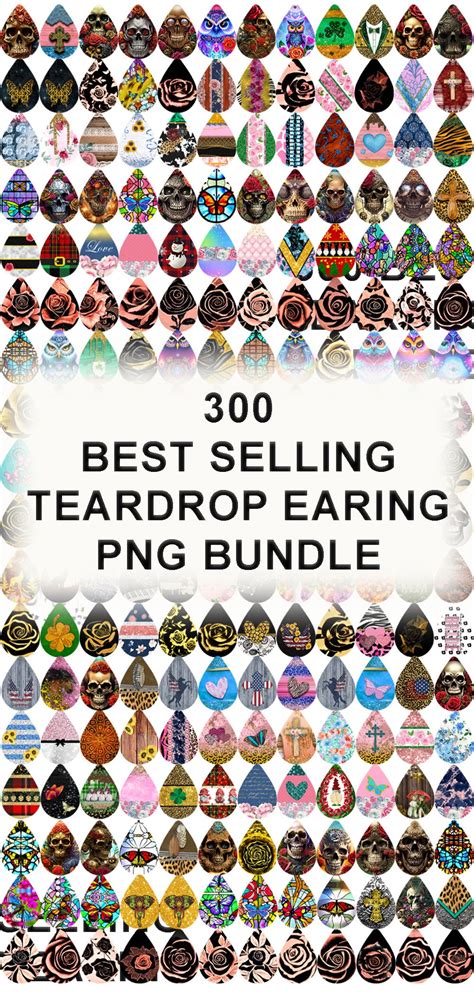 Teardrop Earring Huge Sublimation Bundle