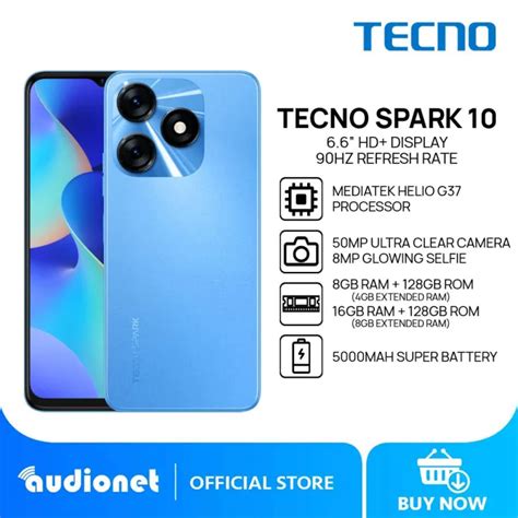 Tecno Spark G Smartphone Cp Expandable To Gb Storage Mp