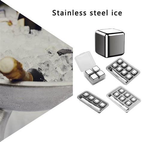 Buy Bj Stainless Steel Ice Cube Ice Tartar Frozen Beverage Metal