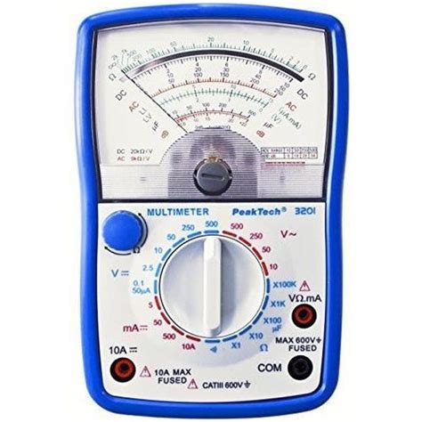 Peaktech Peak Tech Multim Tre Analogique Cat Iii V Rem Tre Dc