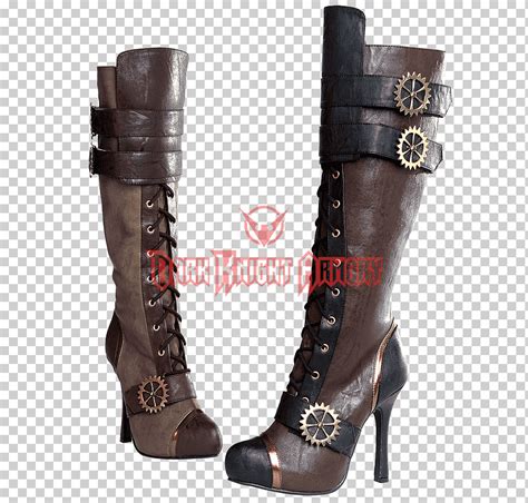 Zapato Hasta La Rodilla De Moda Steampunk Bota Sombrero Moda