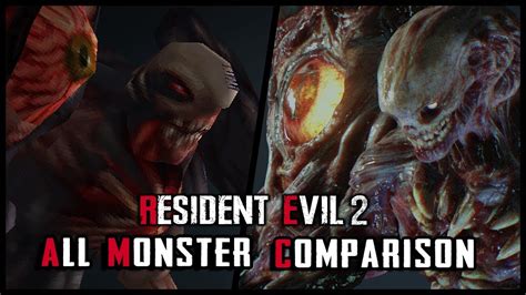 Resident Evil 2 Remake Monsters