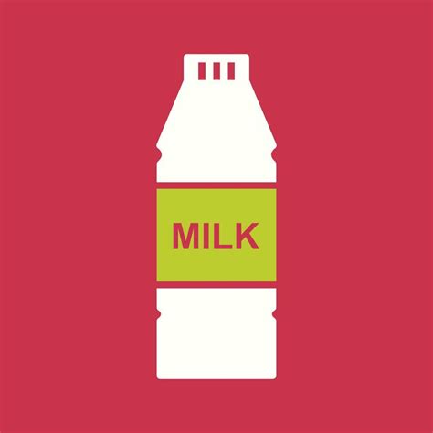 Milk Bottle Vector Icon 23385614 Vector Art At Vecteezy