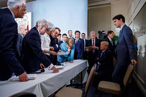 Donald Trump and Angela Merkel power image stole show at G7 summit ...