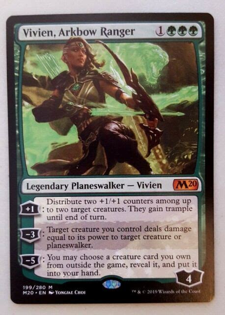 1x Vivien Arkbow Ranger Core Set 2020 M20 Mtg Magic The Gathering Nm Ebay