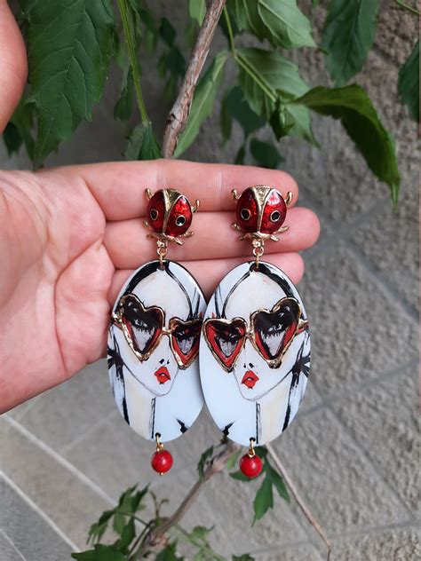 Fashion Creative Earrings Handmade Etsy