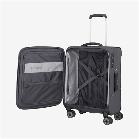 Travelite Skaii 4 Rad Trolley S Gipfelgrau Worldshop