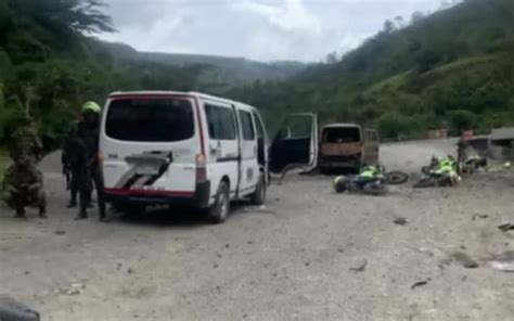 Ataque Armado A Caravana De La Policía Y El Ejercito Deja Dos