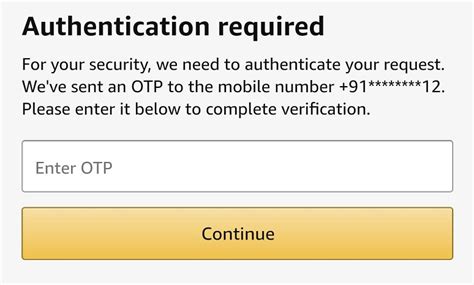 What Is An Amazon Otp One Time Password